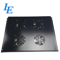 Unité de ventilation 1U SPCC de 19 pouces montée en rack avec interrupteur pour le contrôle de la température des racks de serveurs (Origine Ningbo)
