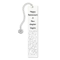 Marcapáginas de Barra de Acero Inoxidable Personalizado con Logotipo Grabado y Colgante de Cruz para Regalo Corporativo, Souvenir o Promoción