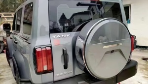 Cubierta de Llanta de Repuesto Estilo G-Class en Negro Mate Sin Luz, Instalación sin Pérdidas, Todoterreno para GWM 300, Venta al por Mayor de Fábrica - Product Image 2