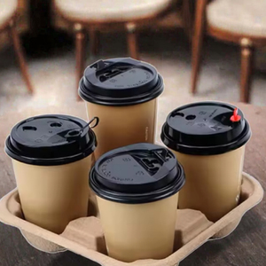 Logo imprimé personnalisé biodégradable écologique Offre Spéciale 4/7/8/9/10/12oz gobelets en papier jetables <span class=keywords><strong>à</strong></span> double paroi <span class=keywords><strong>lait</strong></span> thé café - Product Image 5
