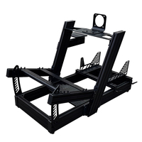 Simulador de Carreras Profesional de Última Generación, Configuración F-GT Elite, Estructura de Aleación de Aluminio, Cabina de Simulación Next Level Racing Anodizada