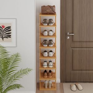 Simple Multi Tier <b>Shoe</b> Rack For Entryway Home Dorm <b>Space</b> <b>Saving</b> Freestanding Indoor <b>Storage</b> Organizer With Dust Proof Design - Product Image 3