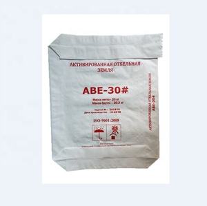 25kg 50kg Impresión de logotipo 2 capas de papel Kraft forro interior laminado PP tejido de bolsa de cemento - Product Image 6