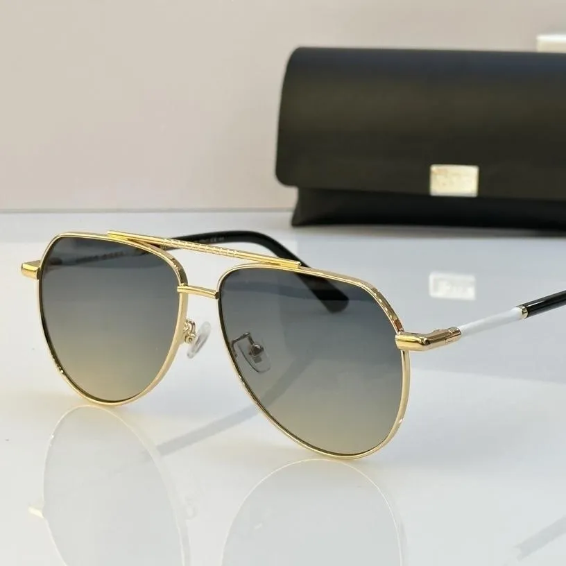 Fashion brand pilot sunglasses women's vintage metal frames vintage luxury designer women's sunglasses trend UV400 glasses