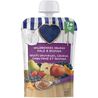 Pochette à bec verseur personnalisée imprimée motif champignon, sachet alimentaire autoportant sans BPA pour purée de bébé et fruits à presser
