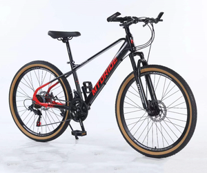 Venta al por mayor 27,5 pulgadas híbrido <span class=keywords><strong>bicicleta</strong></span> de carreras de carretera de los hombres de moda OEM marco de aluminio sistema de frenos de disco 27 velocidades engranajes precio barato - Product Image 4