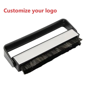 Brosse de nettoyage antistatique en fibre de carbone pour disques vinyles, éliminateur de poussière pour lecteur LP, accessoire audio domestique, outil - Vente chaude - Product Image 1