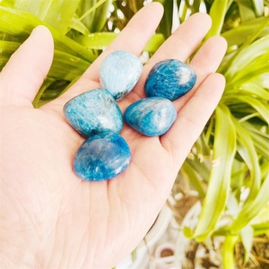 All'ingrosso all'ingrosso della gemma 20-25mm di alta qualità naturale blu <span class=keywords><strong>Apatite</strong></span> ruzzola pietre per la decorazione - Product Image 5