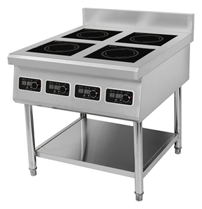 Cuisinière à induction 3500W/5000W avec 4 brûleurs, commande par bouton et tactile pour une utilisation en cuisine de restaurant AM-TCD401 Haute puissance - Product Image 3