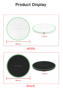 Station de charge sans fil rapide par <span class=keywords><strong>induction</strong></span> TBFIT pour <span class=keywords><strong>chargeur</strong></span> sans fil, <span class=keywords><strong>chargeur</strong></span> sans fil rapide avec lumière LED - Product Image 4