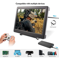 Moniteur ELECROW SQ101 10,1 pouces 2K IPS 2560x1600 avec haut-parleur intégré pour Raspberry Pi PS4 XBOX Windows