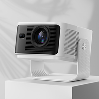 Projecteur intelligent Google TV certifié, compatible 4K, 500 ANSI Lumens, Android 14, WiFi, 1080P, avec fonction audio