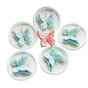 Bougie parfumée élégante de style coréen, papillon, bougie aromatique en cire de soja de qualité supérieure, décoration parfumée pour la maison - Product Image 5