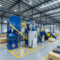 Machine de recyclage automatique de déchets électroniques SUNY pour le démontage de circuits imprimés, haute capacité, taux de séparation de 55 kW pour l'élimination des composants électroniques