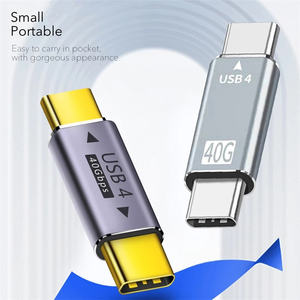 Adaptateur OTG <span class=keywords><strong>USB</strong></span> 4 40Gbps Vidéo 8K @ 60Hz Charge 100W 5A <span class=keywords><strong>USB</strong></span> C vers Type C Convertisseur de données Prise <span class=keywords><strong>pour</strong></span> <span class=keywords><strong>MacBook</strong></span> Pro <span class=keywords><strong>Air</strong></span> - Product Image 2