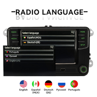 Radio para Auto RCD360 PRO con Luz Verde, MIB, Android Auto, Carplay, Navegación, Menú Verde para VW y Skoda