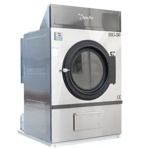 Máquina de secar roupa industrial elétrica do vapor do gás de 10kg a 150kg