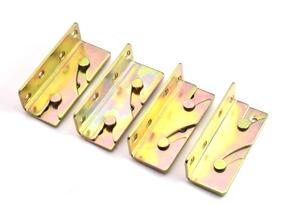 Kim loại giường đường sắt khung khung Fastener chân Hội Đồng Quản trị Khung móc phần cứng Kit mạ kẽm đồ nội thất đơn thép khung góc phẳng - Product Image 3