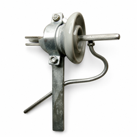 Isolateur de suspension en porcelaine à disque XDP-70C 70kN pour câble de terre aérien, isolateur haute tension pour câble électrique