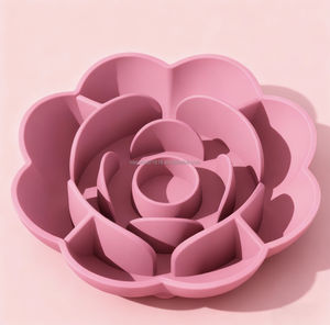 VaryWell kustom tren anjing kucing pengumpan lambat bunga mawar pengayaan anjing <span class=keywords><strong>2026</strong></span> hewan peliharaan produk Valentine mangkuk anjing Hari Valentine - Product Image 4