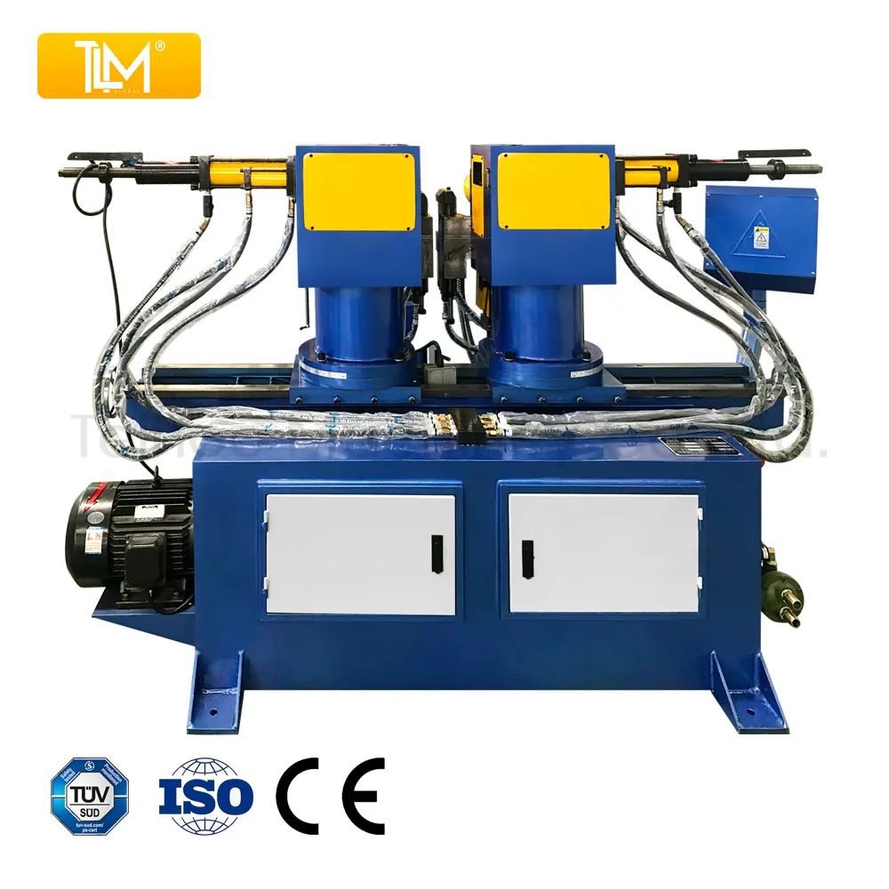 Doppel Doppelkopf hydraulische Vierkant rohr Rohr biege maschine Edelstahl Stuhl Doppelkopf Rohr bieger