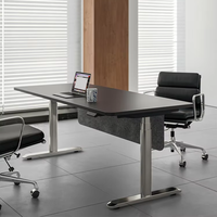 Bureau de direction moderne intelligent réglable en hauteur, simple et pour les gestionnaires et les patrons