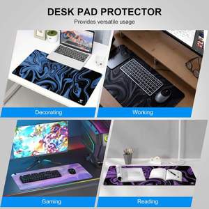 Factory Extended Rubber Base <b>Heated</b> Gaming Mouse Pad Large XXL Desk Pad Custom Long Computer <b>Keyboard</b> Stock - Product Image 4