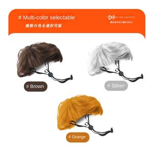 Festival Requisiten Zubehör Lustiges Haar Zubehör Umwelt freundliche Cartoon Haustier Perücke Hunde Kopf bedeckung Pony - Product Image 2