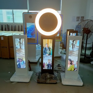Nouvelle machine photomaton iPad 2026 avec écran LCD, imprimante et conception rotative sans fil pour les entreprises de photographie - Product Image 2