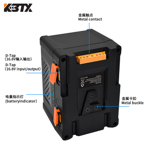 Batterie V-Mount V-Lock pour appareil photo <span class=keywords><strong>Sony</strong></span> BP-218 216Wh avec sortie USB-C PD 100W et D-Tap pour appareils photo, éclairages photo et moniteurs - Product Image 6