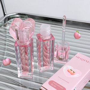 Venta al por mayor personalizado de alta calidad de color de frutas tratamiento brillo de labios de aceite con logotipo propio Lipoil Bálsamo hidratante brillo de aceite de labios - Product Image 2