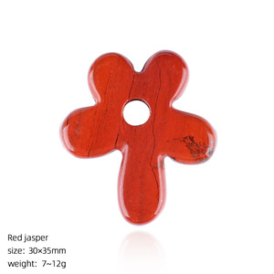 Natural Quartz Crystal Petal Beads Irregular Polished Stone Chips Handmade WUXIA Brand Women Jewelry Pendant <b>Key</b> Chain Making - Product Image 6