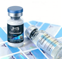 Étiquettes personnalisées pour flacons, autocollants en vinyle, étiquettes holographiques résistantes à l'huile, Spot UV, 1 ml, 3 ml, 5 ml, 10 ml, Pegatinas Etiqueta Adhesiva