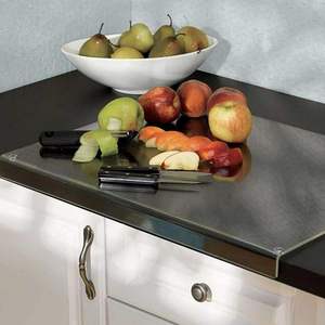 Prix vente chaude planches à découper en acrylique planche à découper transparente avec protecteur de comptoir à lèvres pour cuisine Restaurant - Product Image 4