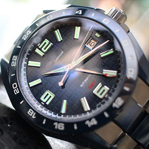 Montre mécanique automatique pour homme de 46 mm, de haute qualité, étanche, en acier inoxydable, lumineuse, avec fonction GMT - Product Image 5