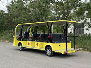 Voiture de tourisme <span class=keywords><strong>électrique</strong></span> à quatre roues en promotion pour réception de bureau, 14 sites panoramiques, voiturette de golf, buggy - Product Image 3