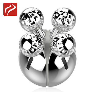 Unico Metallo A Forma di Argento Massaggiatore con Sfere di Massaggio Viso Roller Massager Del Corpo - Product Image 3