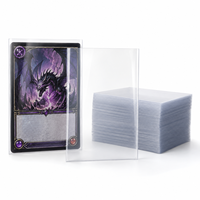 Protège-cartes transparents en gros, pochettes souples en PP BOPP pour cartes de jeu TCG, taille personnalisée, fabricant OEM ODM