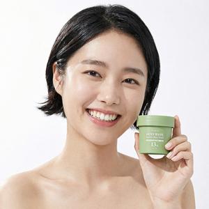 Mascarilla Facial Profunda de Burbujas de Albahaca Sagrada 90g, Fórmula K Beauty, Para Todo Tipo de Piel, Cuidado Diario de la Piel - Product Image 1