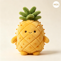 Peluche en forme de fruit de dessin animé, jouet en peluche doux et mignon, conception personnalisée OEM ODM, vente en gros pour cadeau d'enfant