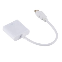 Adaptador HDMI a VGA de Alta Calidad y Precio Económico, 1080P, Macho a Hembra, Cable de Audio y Video HDMI