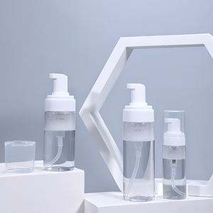 Eco Friendly White Empty Pet Plastic Cosmetic Packaging Container Serum Lotion 50Ml Airless Pump Bottle