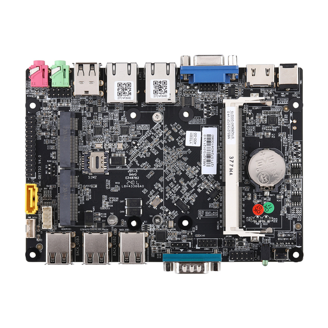 Qotom Itx Motherboard Celeron J1900 Quad Processor 8 USB Linux Embedded Industrial Mini PC Motherboards