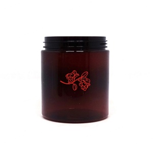 100ml 200ml Clear White Black Amber Wide Mouth Cosmetic Containers Plastic Pet <b>Jar</b> Bronze Aluminum Lid Skin Care Loose Powder - Product Image 3