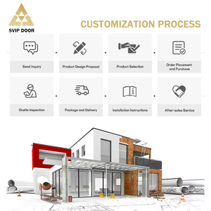 Cửa nội thất thiết kế tối giản tùy chỉnh, chất liệu gỗ sồi/MDF, sơn trắng, cách âm, dùng cho biệt thự, trường học, khách sạn, căn hộ, phòng ngủ. - Product Image 4