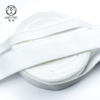 Sangle d'épaule en nylon doux tricoté sur mesure, en peluche, avec bande de dentelle picot et sangle élastique, marque Wenmei, imprimée, 50 yards/rouleau, vente en gros