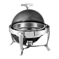 Réchaud rond de luxe 6L Collection de serveurs de buffet en acier inoxydable Solutions OEM multi-styles Marque privée Vente en gros