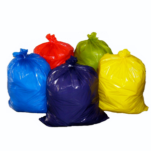 Custom Color Big Garbage Bags Contractor Trash Bag With Logo Print Industrial Trash Bags - Product Image 1