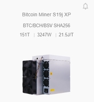 Offre Spéciale Bitmain Antminer S19J XP 151Th Crypto Miner Antminer S19 J XP 151Th SHA-256 BTC Miner avec Livraison Rapide