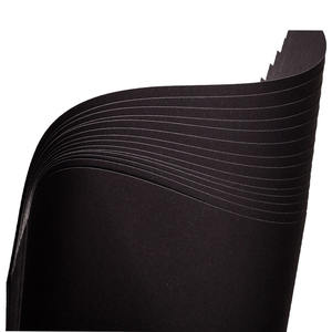 Papel de cartón negro grueso de rigidez dura 400GSM aglomerado negro - Product Image 3